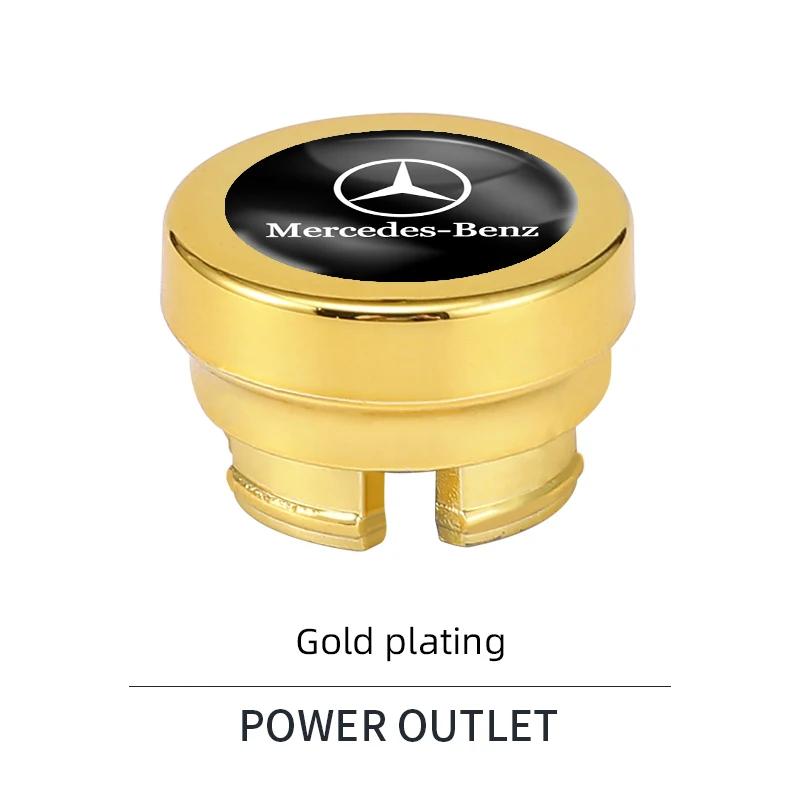 DIQ4   Hot 2025 Car Cigarette Lighter Dust Cover Dustproof Decoration Cap For Mercedes Benz AMG GLE GLS CLS GLC CLA GLA GLK ML C197 R23