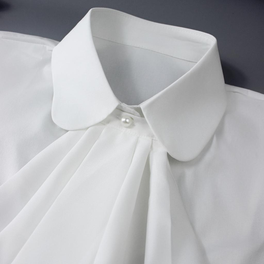 1 Piece White Renaissance Detachable Ruff Collar