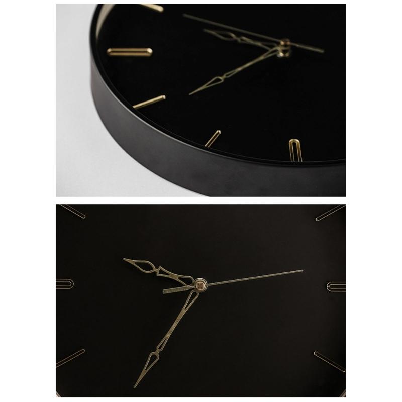 Silents None-Ticking Clocks Decorative Clock Battery Operated Wall Clock for Living Room Kitchen Home Office Decors