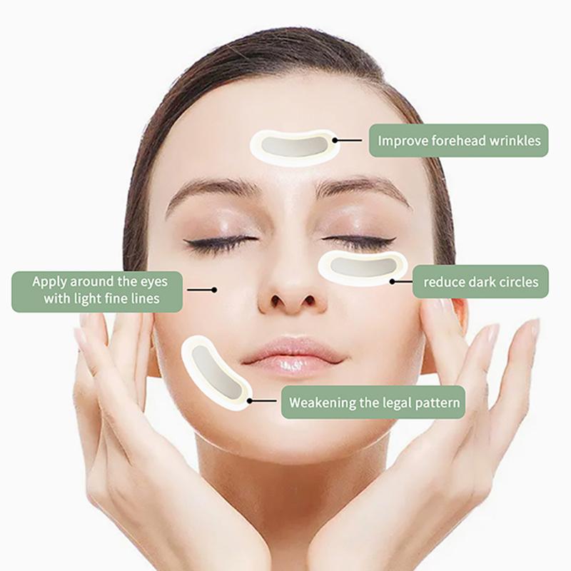 1 пара маска-патчи для глаз с микроиглами, гиалуроновая кислота, лечебная наклейка от пятен, маска с длиной иглы 0,2 мм, увлажняющая