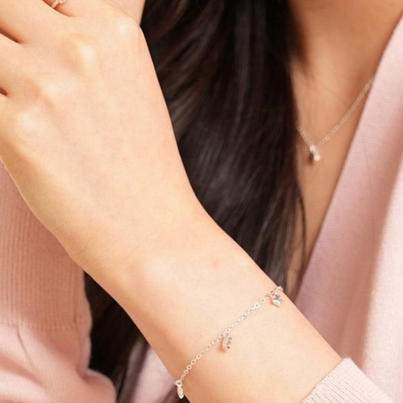 BELLOOGGI Pink tourmaline little star bracelet