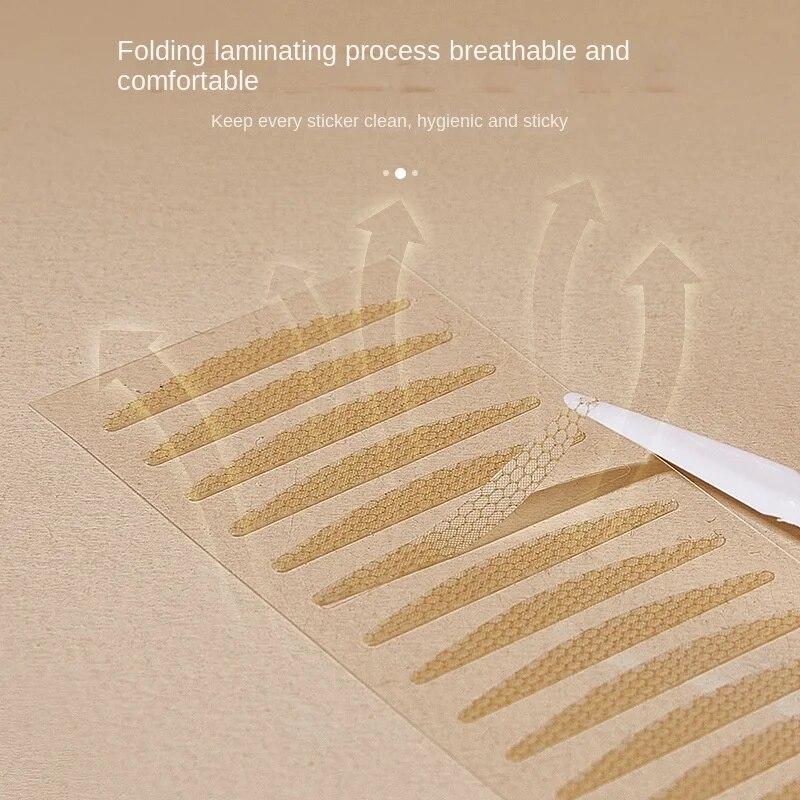 Eyelid Tapes Stickers Invisible Double Fold Eyelid Lace Paste Self-adhesive Natural Eye Tape Make Up Tool Clear Stripe