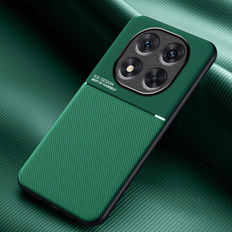 Мягкий чехол-рамка для Xiaomi Redmi Note 14 Pro 14Pro + 5G кожаный автомобильный магнитный держатель Coque для Redmy Note14Pro Plus Funda