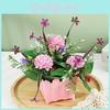 Synthetic Hydrangea Potted Plant With Injectionmolded Pot For Living Room Decor And Gift