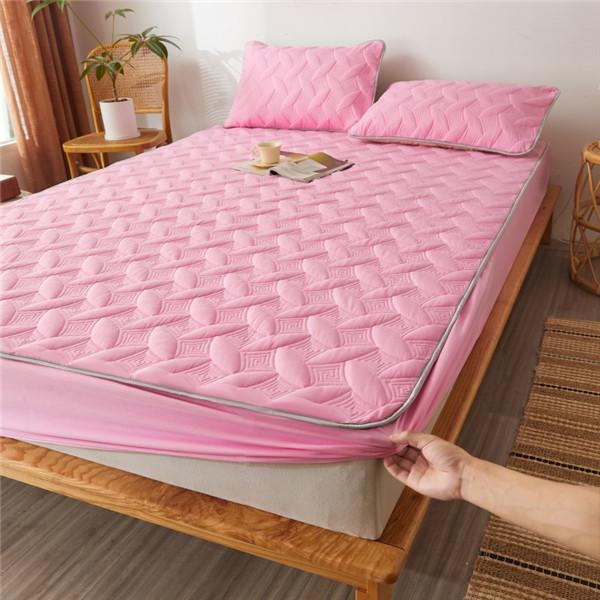 Cotton Winter Warm Thicken Sheet Bed Fitted Sheet Bedcover Printing Bed Mattress Cover Protector Sheet No Pillowcase
