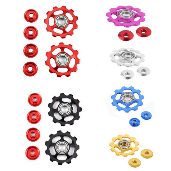 Направляющий ролик подшипника CNC Анодирование Металл Устойчивый к деформации Износостойкий Задний переключатель для MTB
