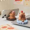 PVC Doll Capybara Phone Holder Support Capybara Cell Phone Bracket  Phone Accessories