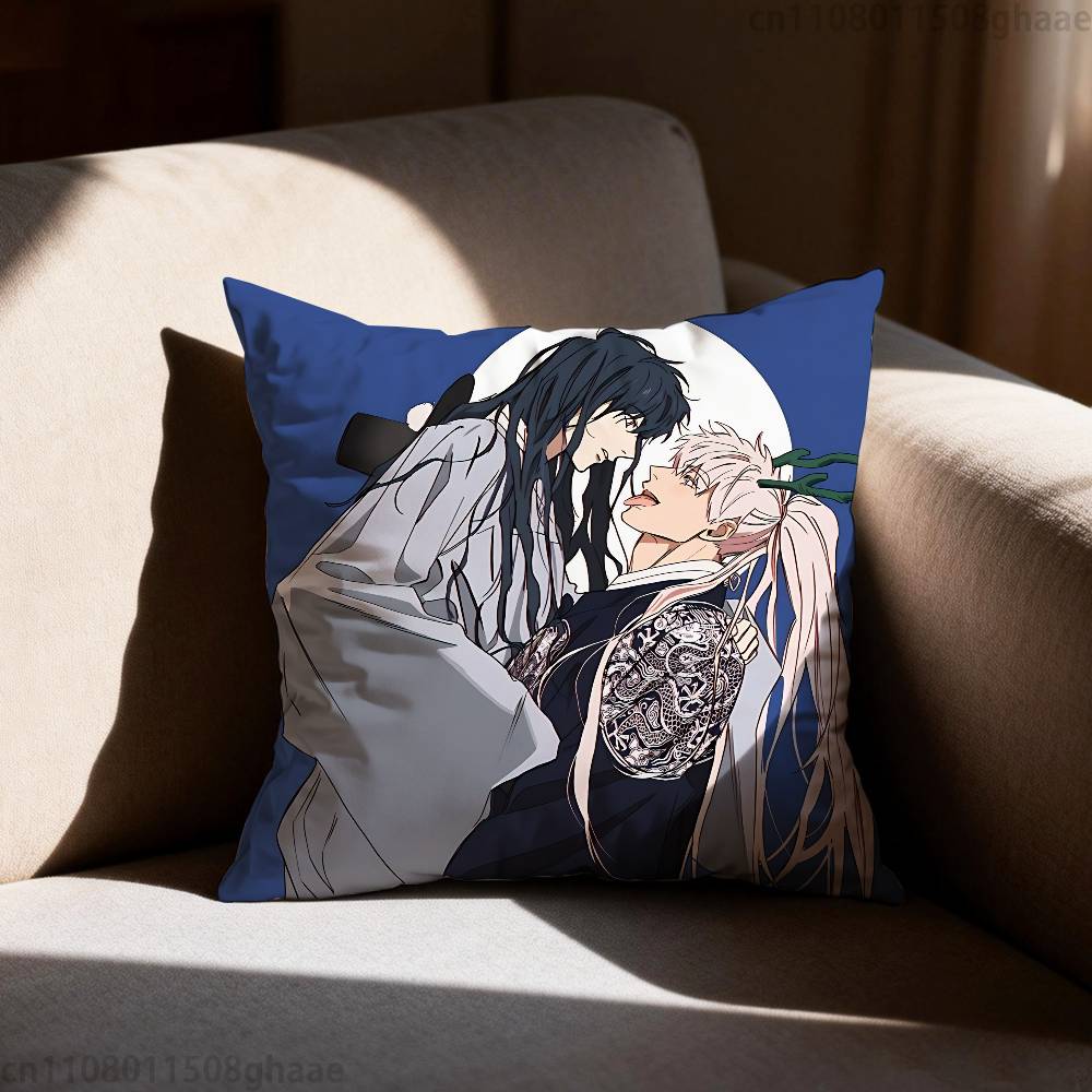Popular Korean Comics Mignon Pillow Case Pillow Case Living Room Sofa Cushion Cover Suitable For Home Bedroom Room Decoration