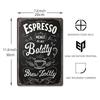 Retro Coffee Metal Tin Sign Vintage Wall Art Decor Grinder Decorative Kitchen Dining Room Home Decor Gift Idea