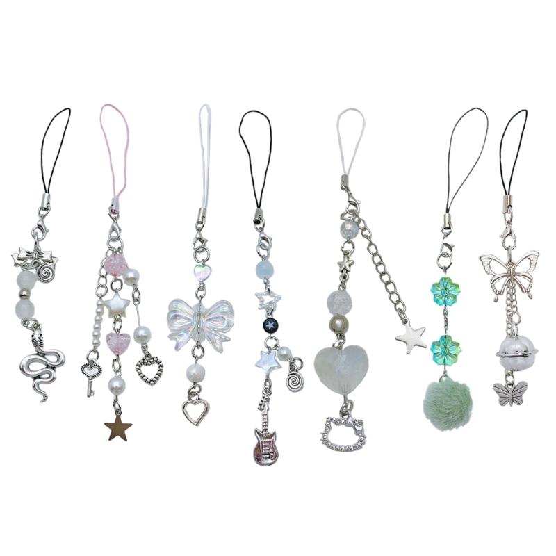 Портативный ремешок для мобильного телефона, шнурок, подвеска для мобильного телефона, украшение, изысканные брелоки для ключей, подвески для автомобиля, подарки на день рождения