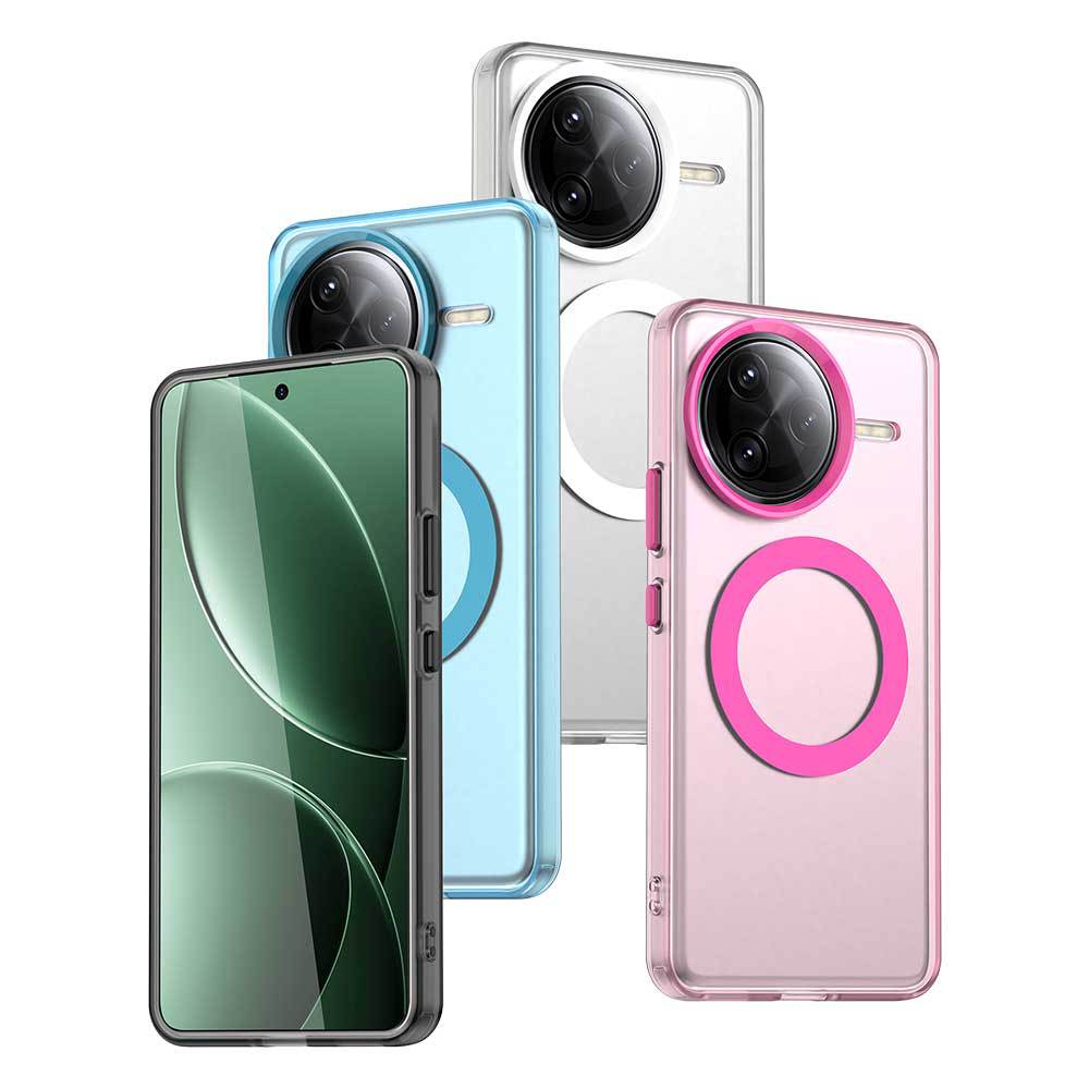 Подходит для Xiaomi Redmi 80Pro Конфетный Магнитный Чехол для Мобильного Телефона Redmi K70E Матовый Redmi K70 Защитный Чехол