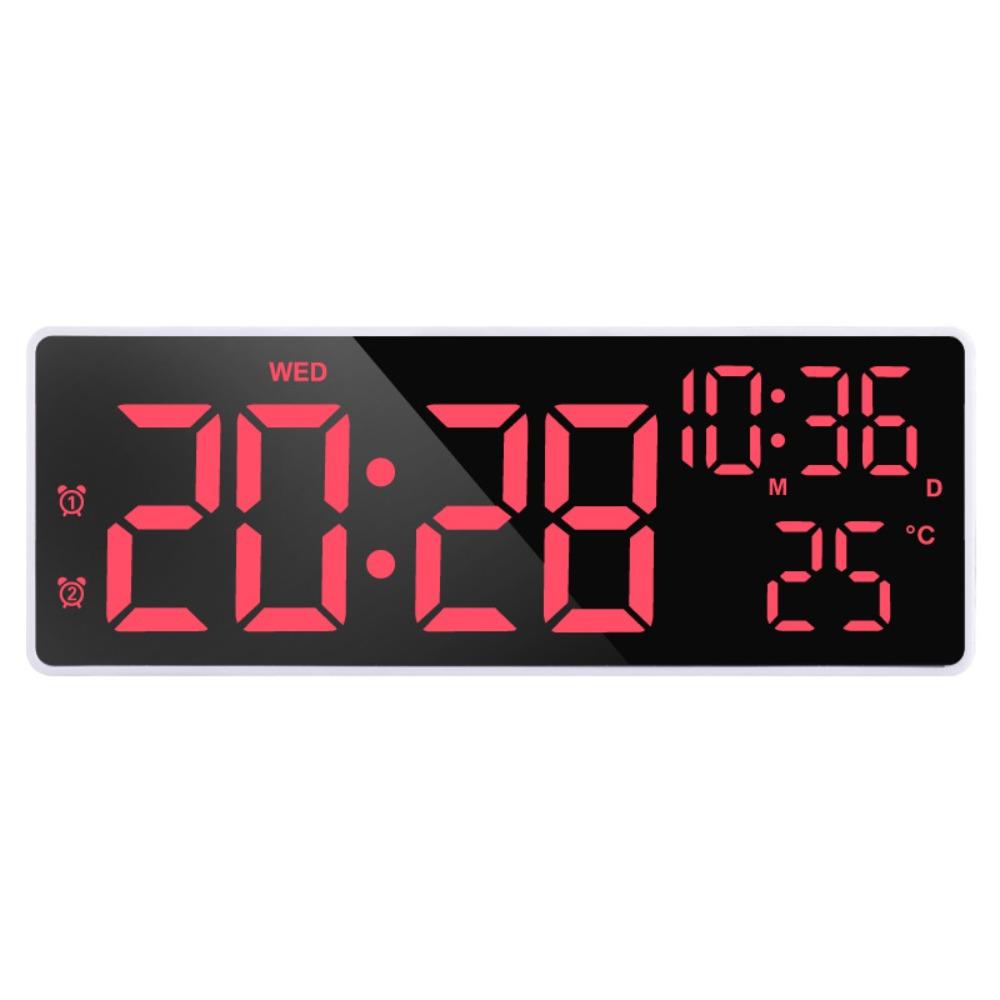 Temperature Alarm Clocks Date Display Table Clock New Digital LED Clocks  for Bedroom