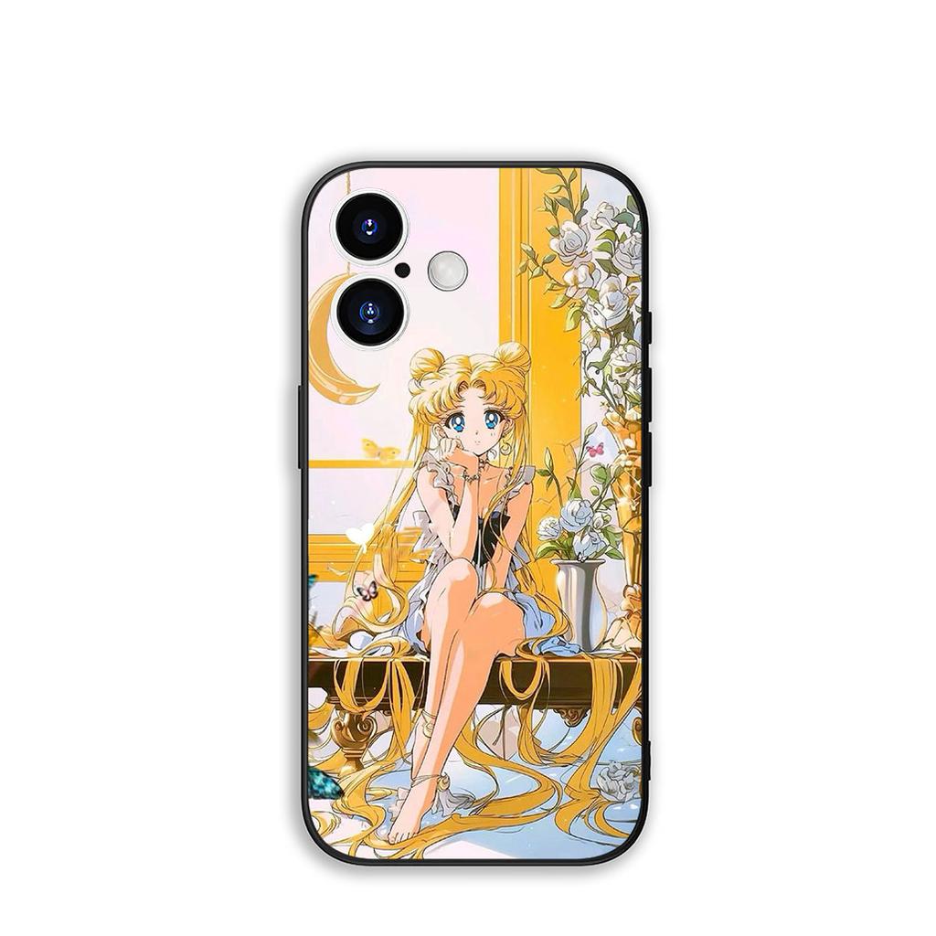 for Xiaomi Redmi Note 14 12 13 ProPlus A3 Pro Plus 12C 13C 14C 5G Phone Cover Case Anime S-Sailors Cartoon Moon