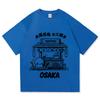 Unisex Takoyaki Osaka Graphic Tshirt Unisex Unisex Japanese Street Food Cart Print Shirt Short Sleeve Crew Neck Casual Cotton Tee