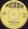 Пластинка 7 дюймов EQUALS - Laurel And Hardy PT200 President Recor 1968 UK Rock Б/у