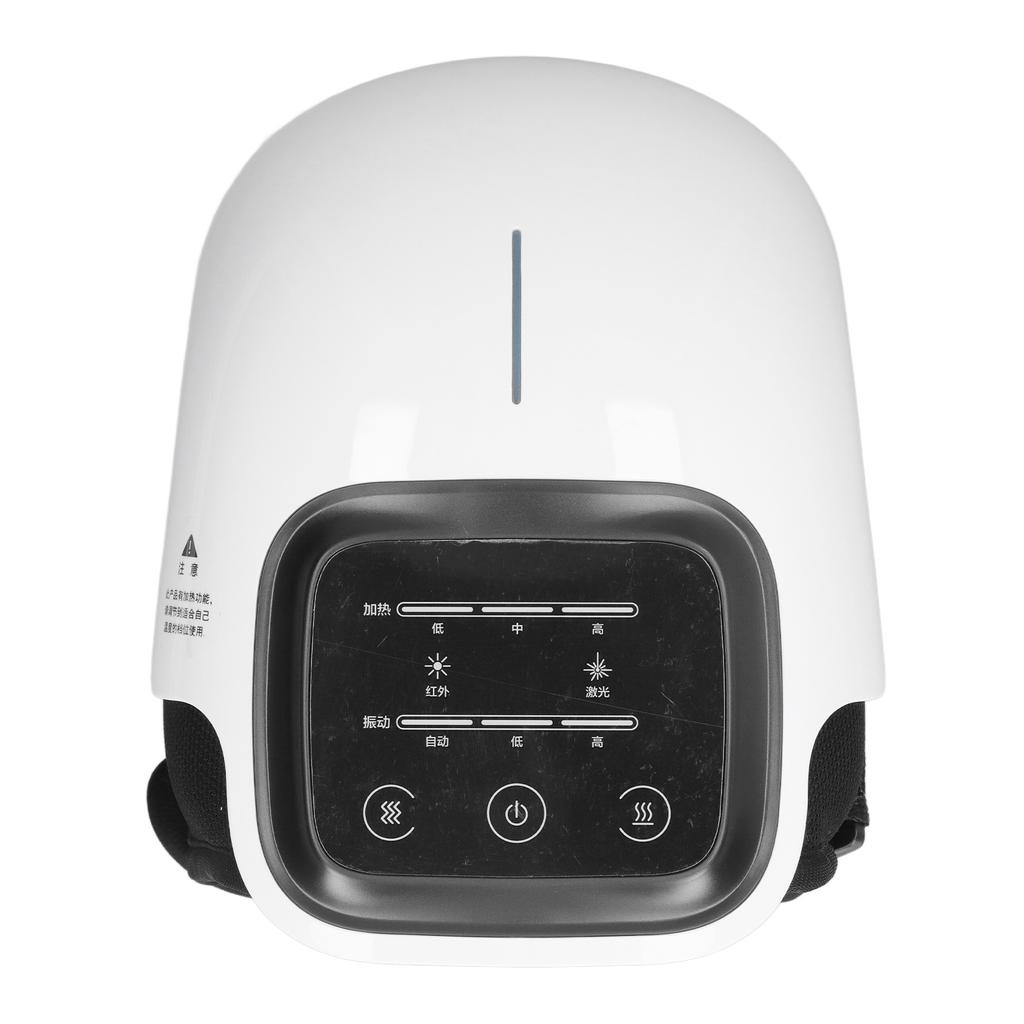 Электрический массажер для колена, компресс, снижение усталости, вибрация, устройство для массажа колена, перезаряжаемый через USB, белый цвет