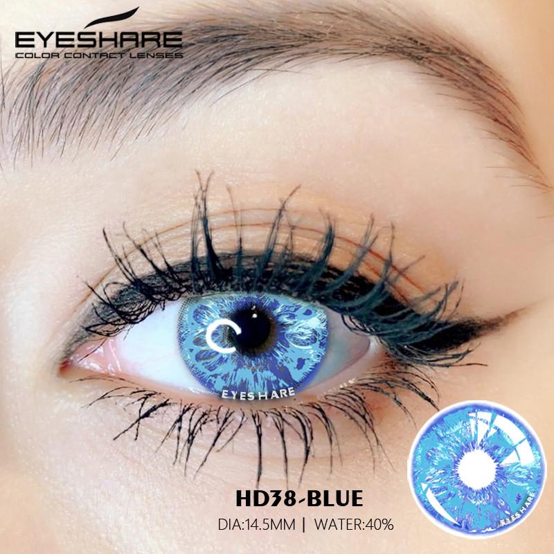 Eyeshare Косплей Фиолетовый Цвет Контактные Линзы для Глаз Синие Линзы Colorcon Аниме Coser Линзы Макияж Глаз Pupilentes