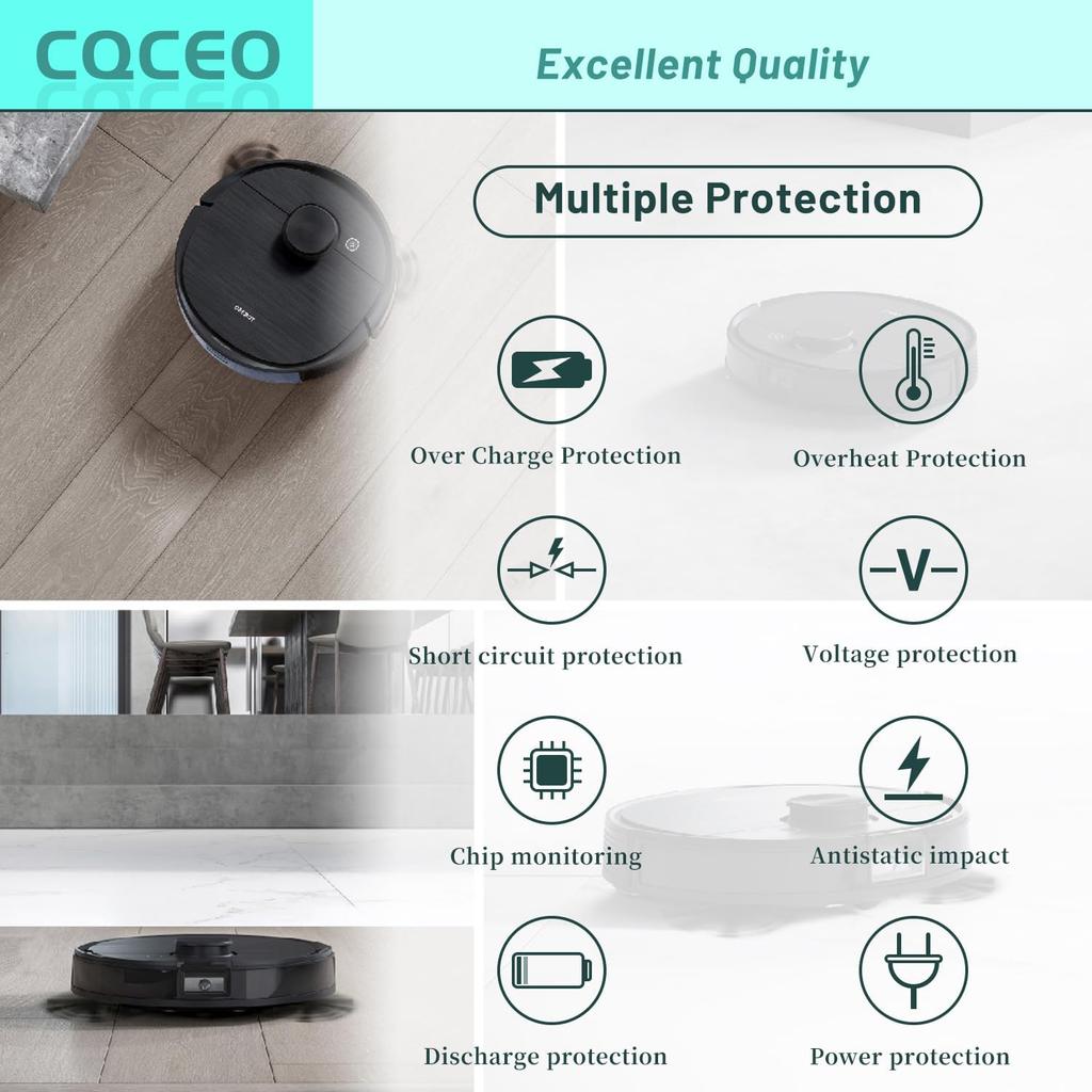 Аккумулятор 3400 мАч для Ecovacs Deebot N79 N79S N95 DN622 661 для Eufy RoboVac 11, 11S, 12, 15C, 15T, 15C MAX, 30, 30C, 30C MAX 35C для Goovi