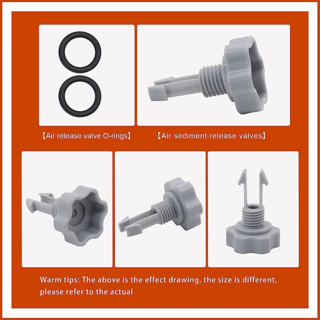 Запасные части № 10460 10264 Клапаны выпуска воздуха с уплотнительными кольцами для фильтрующих насосов 25002 28131EH 28141EH 28111CA 28111EH 28131CA