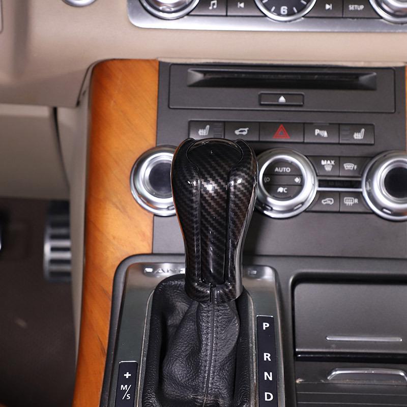 АБС Карбоновое волокно Для Land Rover Range Rover Vogue L322 Sport L320 RR Sport Наклейка на крышку головки переключения передач автомобиля Аксессуары для интерьера автомобиля