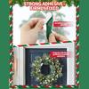 Christmas Wreath Hangers Mantel Garland Hooks Adhesive Christmas Stockings Hangers Reusable Wreath Hooks
