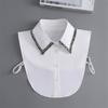 Women's Shirt Fake Collar Versatile Fashion Half Shirt Detachable Collar Spring and Autumn Sweater Tops False Collars Ties