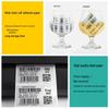 Deyin Матовая серебристая PET бумага для этикеток активов