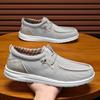 Fashion British Loafer Anti Odor Canvas Shoes 47 48 Men Breathable Slip On Sneakers Man Trainers Boat Shoes Male Moccasins Espadrilles