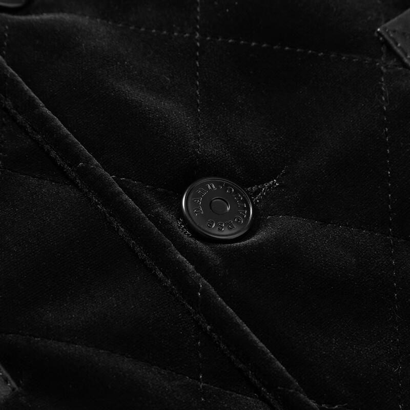 KAISER Men's Premium Mink Fur Lined Vest for Overcoats