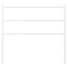 VidaXL Tête de lit métal blanc 100 cm 355444