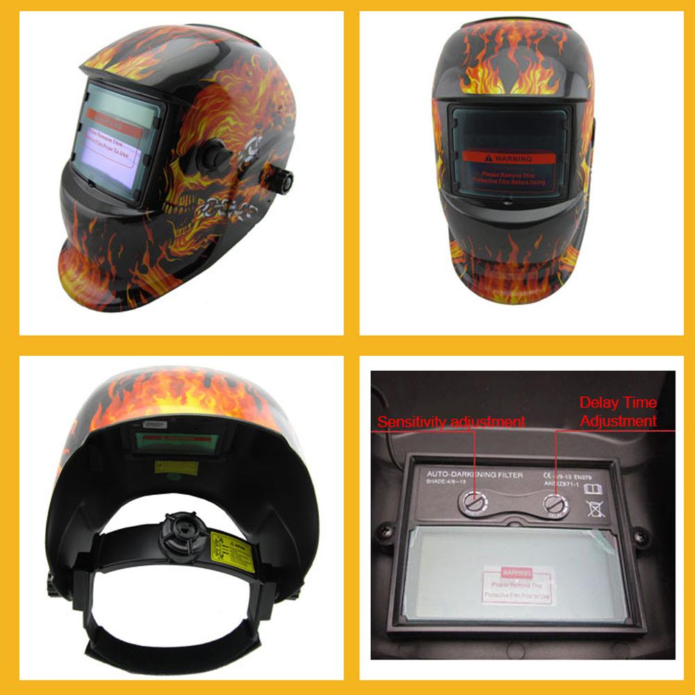 Солнечная зарядка, автоматическое затемнение, сварочная маска, крепление на голову, ЖК-экран с большим обзором, сварка
