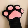 Leg Pillow for Side Sleepers Long Cat Paw Pillow Elastic Fully Filling
