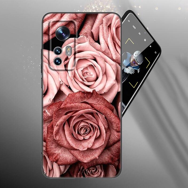 Love Rose Gold Style Phone Case For Xiaomi Mi 10T 11i 11T Note 10 11 Lite NE F1 POCO F3 M3 X3 GT NFC M4 X4 Pro 5G Black Cover