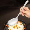Long Handle Kitchen Spoon Fork Stainless Steel Serving Soup Spoon Integrated Spoon Fork  for Home