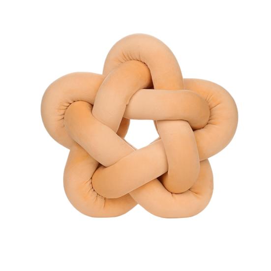 Декоративная подушка Four Seasons, снижающая стресс, эластичная, практичная INS, вязаный узел, звездообразная подушка для спинки дивана для офиса