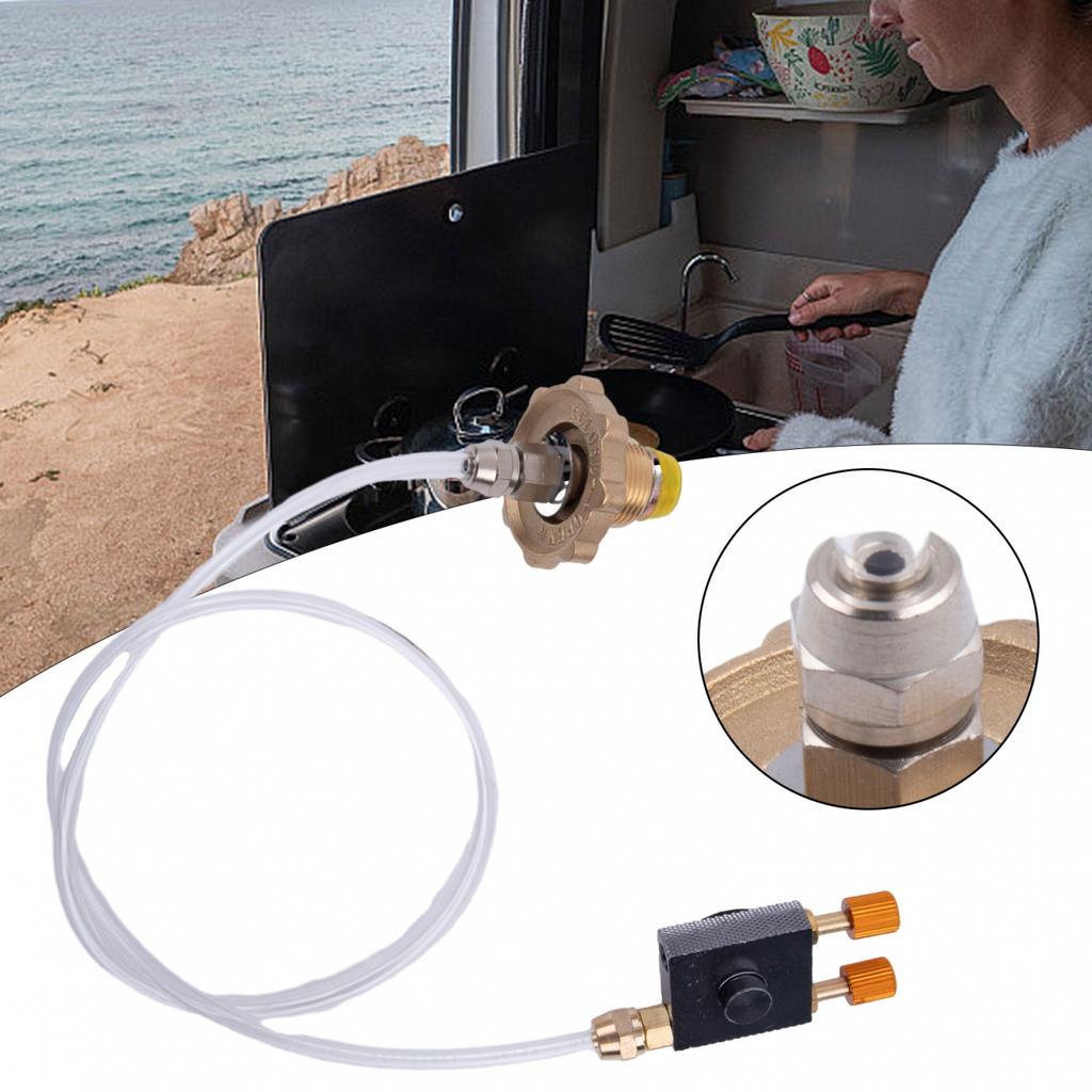 Адаптер для шланга Медь/ПУ Удобные для переноски детали газового баллона