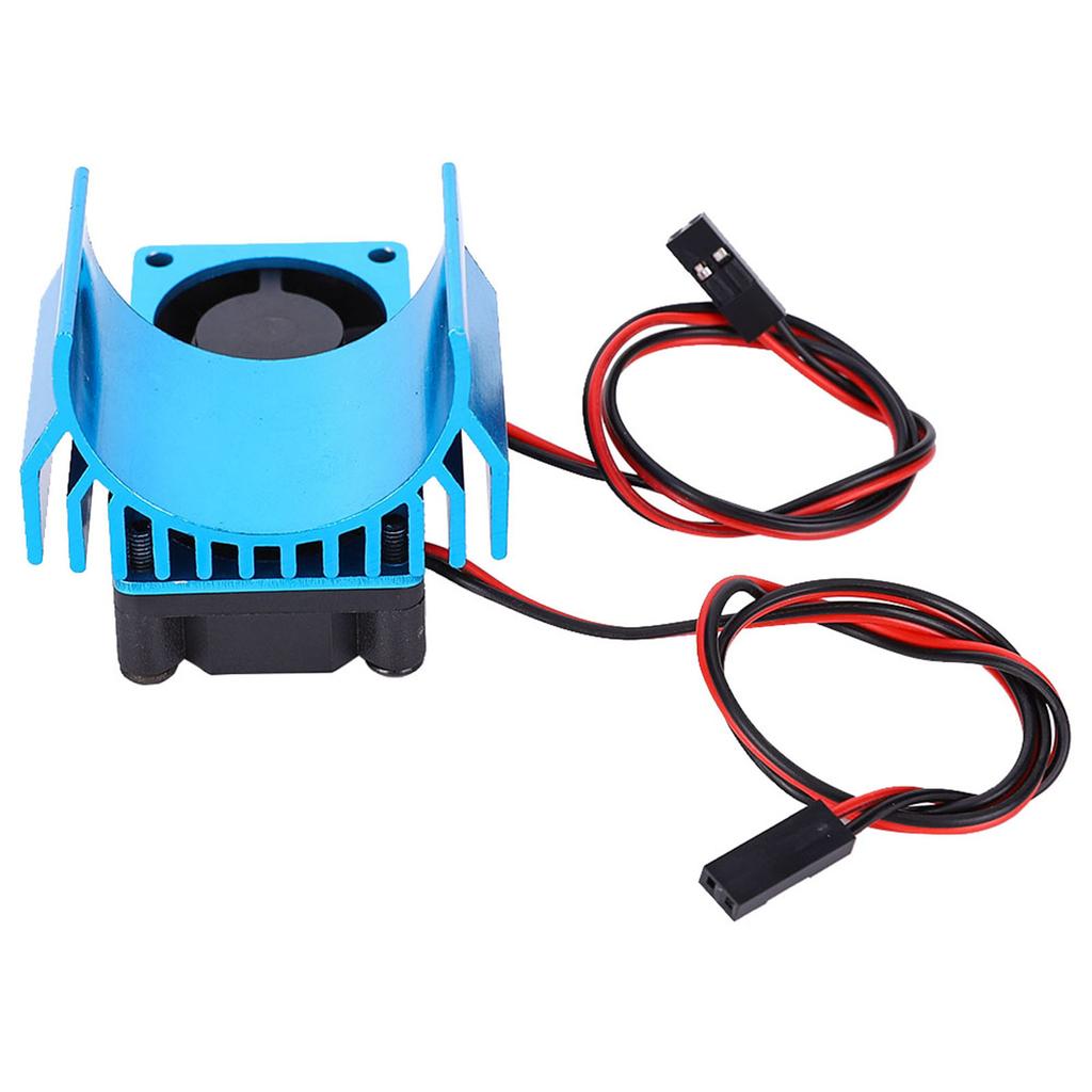 540 550 Motor Twin Cooling Fan Heat Sink With for 1 10 Scale Electric RC Car