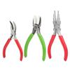 3Pcs Bail Making Pliers Set Nylon Flat Nose Plier Mini Jewelry Making Supplies Tools