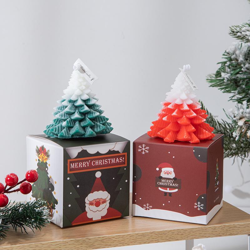 Ins Christmas Tree Aromatherapy Candle Home Creative Styling Candle Souvenir Christmas Gift