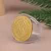 1 шт. Санта-Клаус пожелание монета сувенир подарок Счастливого Рождества позолоченный сувенир монета декоративная памятная монета домашний декор