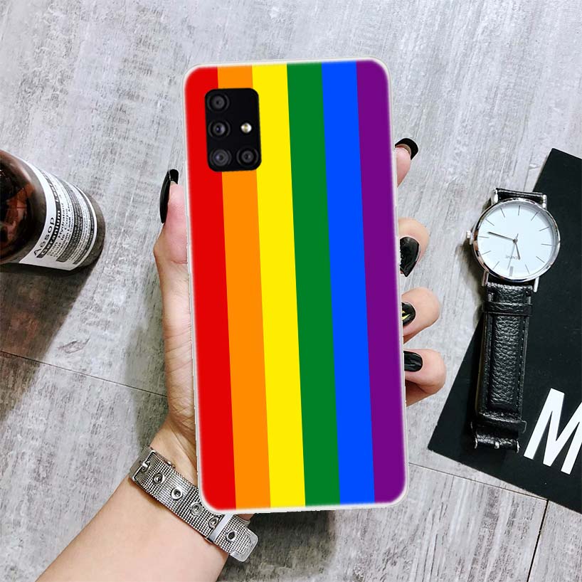 Чехол для телефона с изображением геев и лесбиянок ЛГБТ Rainbow Pride ART для Samsung Galaxy A52 A53 A12 A13 A22 A23 A32 A33 A72 A73 A42 A02S A03S 5G A50S C