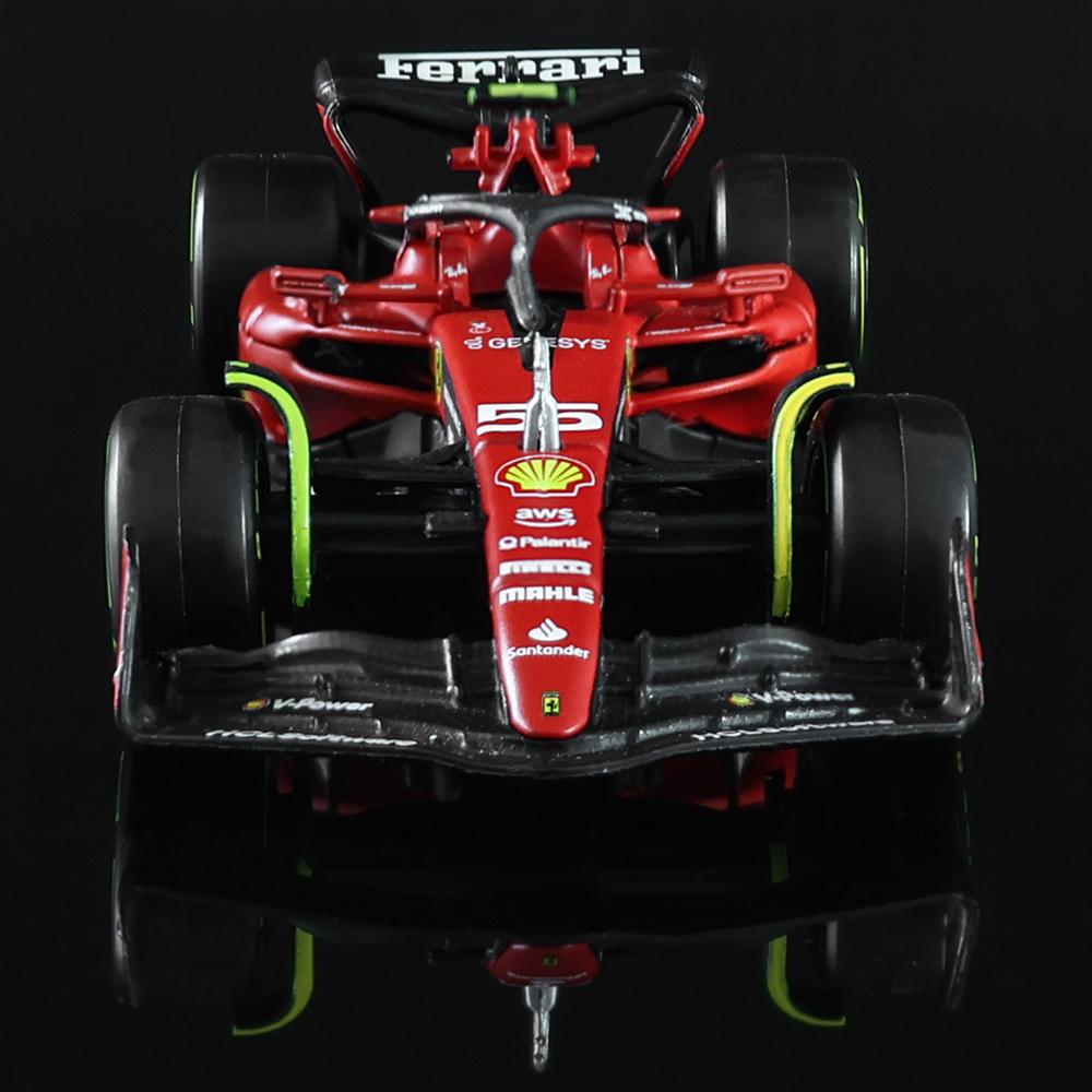 Ббураго 1:43 НОВЫЙ 2023 F1 Scuderia Ferrari SF23 №16 Шарль Леклер №55 Карлос Сайнс Формула 1 Сплав Супер Игрушечная Модель Автомобиля