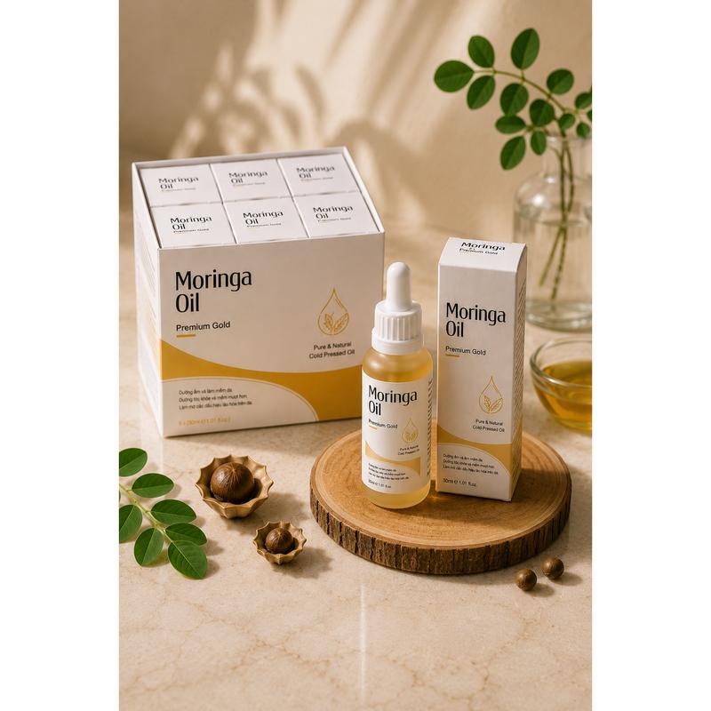 Premium Gold Moringa Oil 30ml 6 pcs