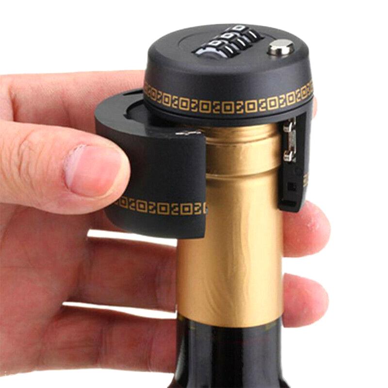 Bottle Password Lock For Wine Liquor Bottle Vacuum Picks Stopper Conservation