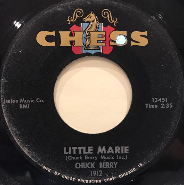 7inch Record CHUCK BERRY - Little Marie 1912 Chess 1964 Canada Rock Used