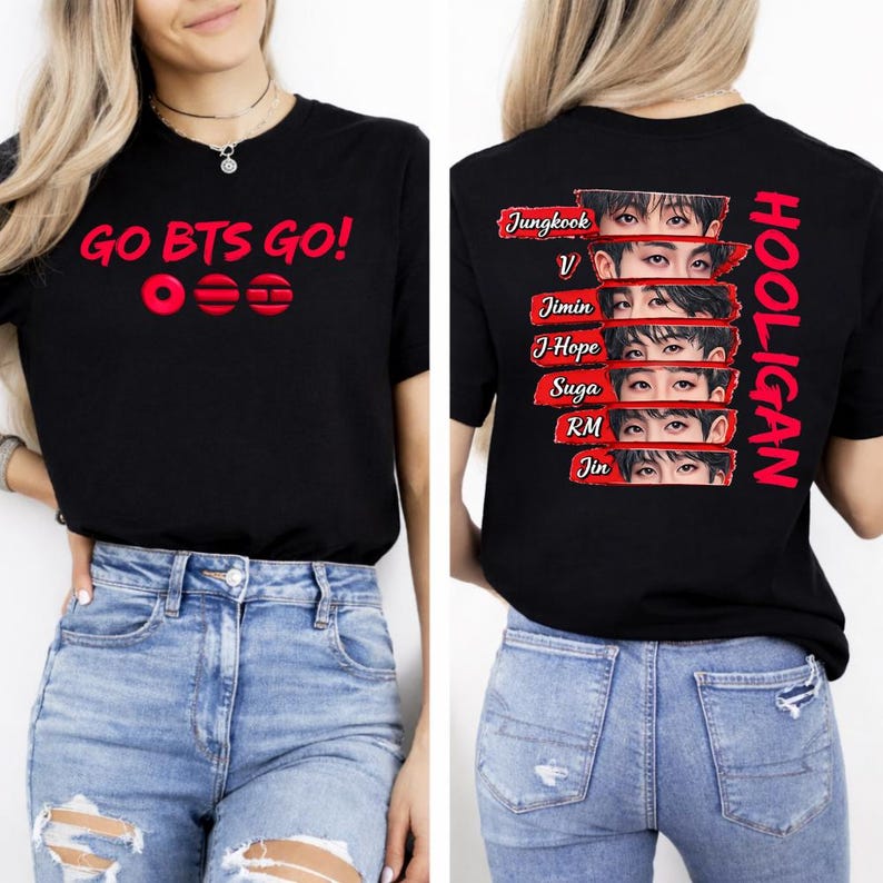 Футболка Bulletproof Tour 2026 BTS Arirang, Футболка с концерта BTS, BTS Джин, Хулиган, Забавная футболка Футболка с концерта BTS Arirang Вдохновленная Джином Хулиган