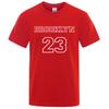 Brooklyn 23 Usa City Street Letter T-Shirt Men Vintage High Quality Tee Clothes Cotton Tops Oversized T-Shirts