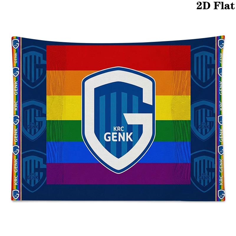 KRC Genk Wall Tapestry Aesthetic Wall Hanging Printed Fabric Blanket Decorative Tapestries for Bedroom Living Room Home Decor