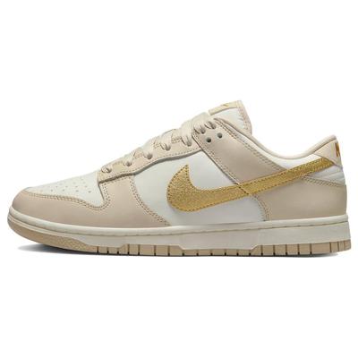 Женские кроссовки Dunk Low Gold Swoosh White Phantom Metallic-Gold DX5930-001