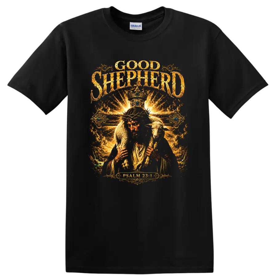 Jesus Good Shepherd Psalm 23 1 Christian Faith T Shirt Religious Graphic Tee